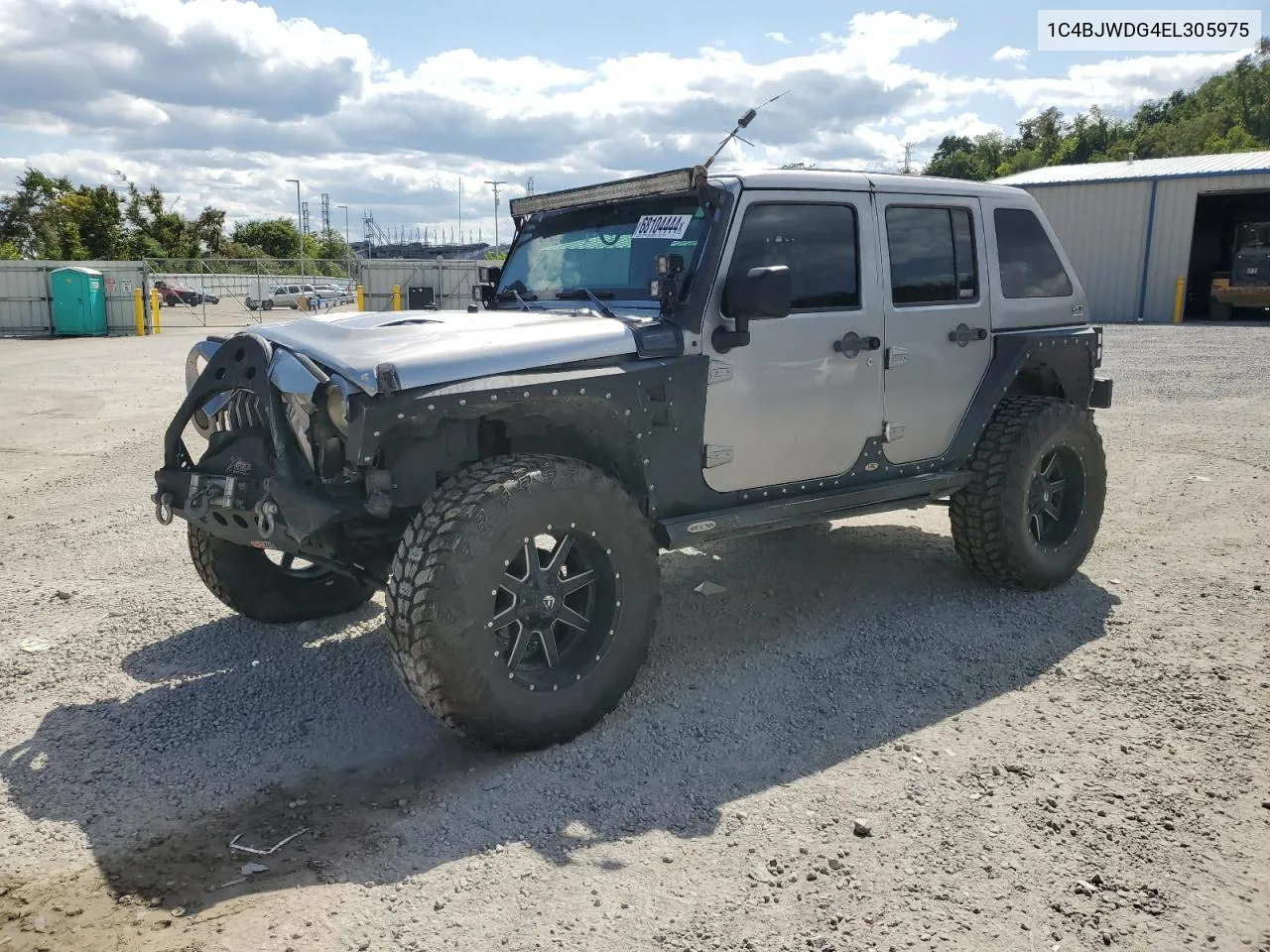 2014 Jeep Wrangler Unlimited Sport VIN: 1C4BJWDG4EL305975 Lot: 68104444