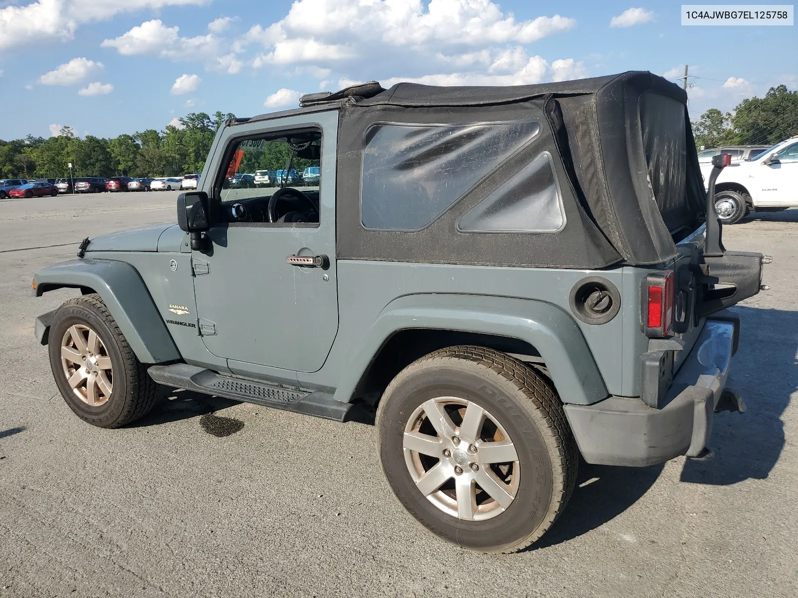 1C4AJWBG7EL125758 2014 Jeep Wrangler Sahara