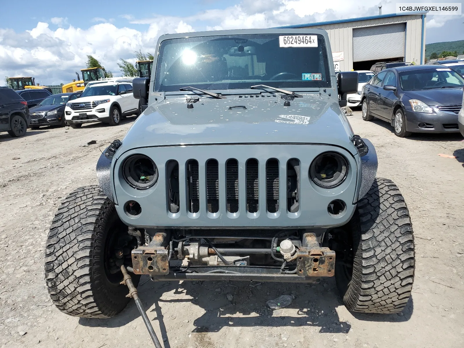 1C4BJWFGXEL146599 2014 Jeep Wrangler Unlimited Rubicon