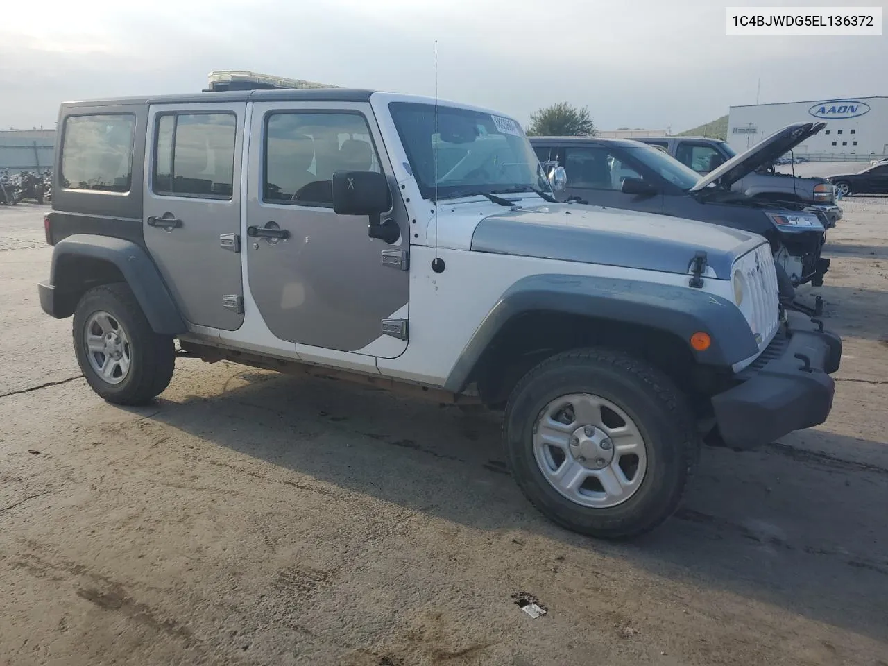 2014 Jeep Wrangler Unlimited Sport VIN: 1C4BJWDG5EL136372 Lot: 68320684