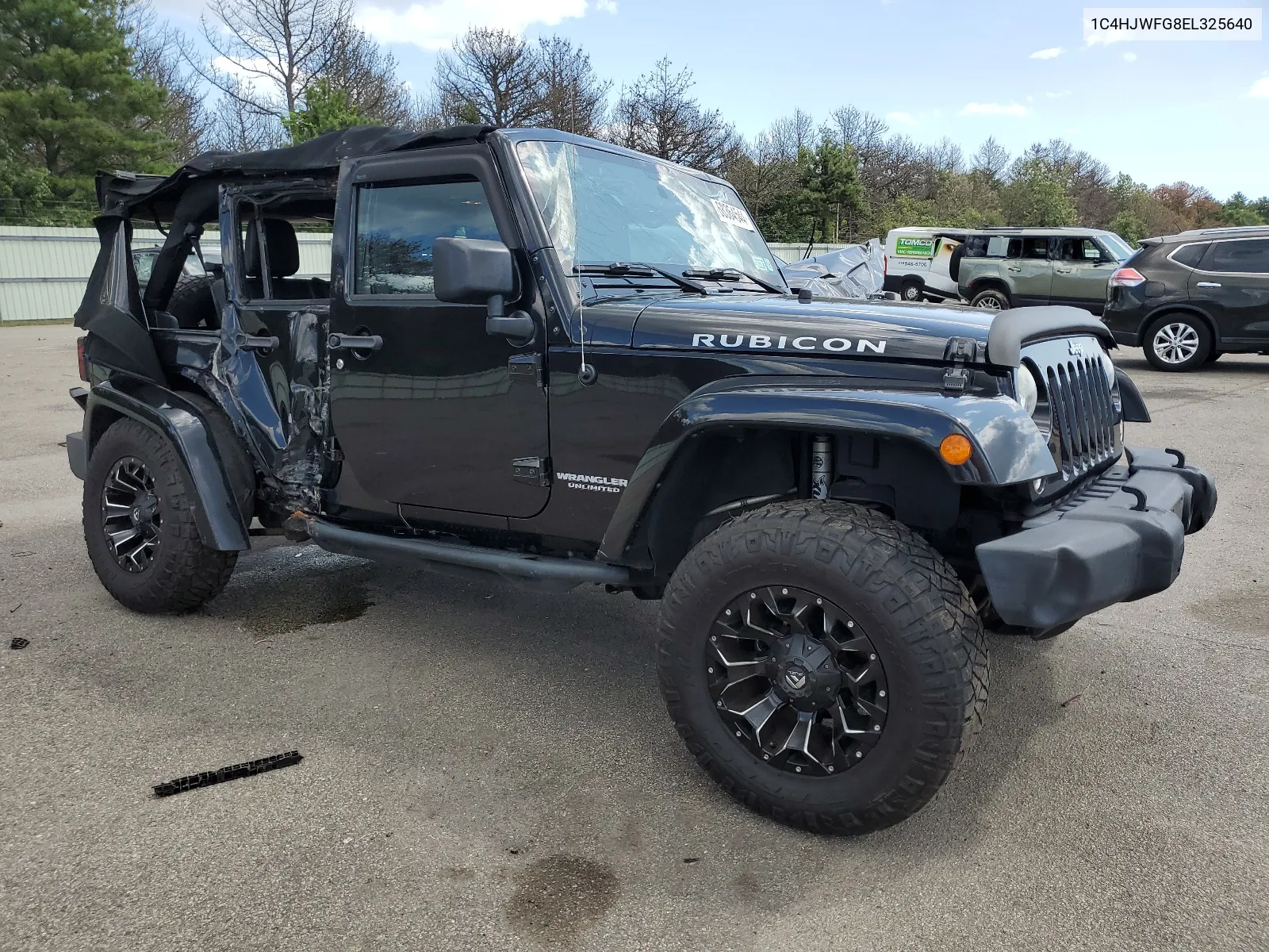 2014 Jeep Wrangler Unlimited Rubicon VIN: 1C4HJWFG8EL325640 Lot: 68364544