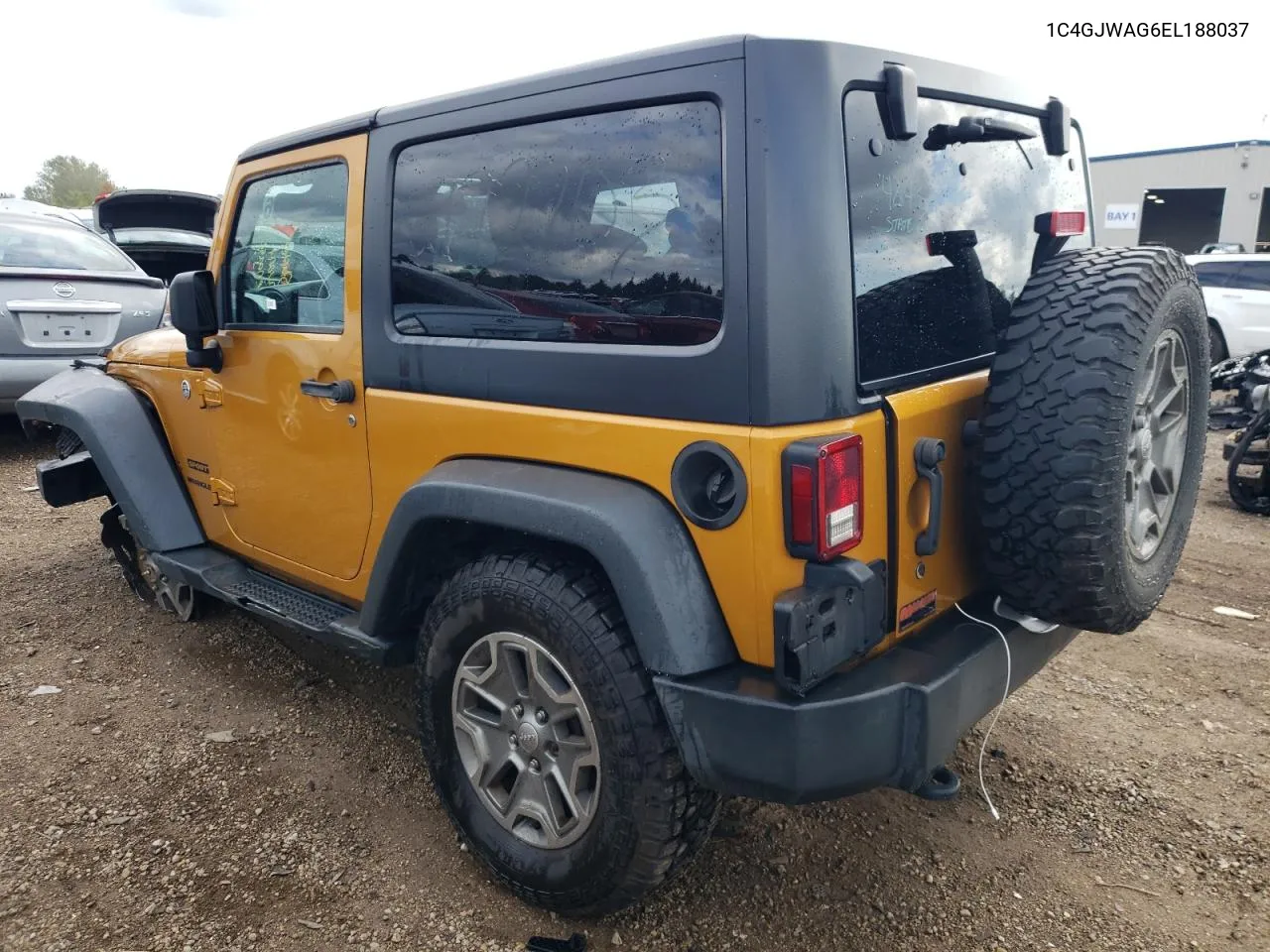 1C4GJWAG6EL188037 2014 Jeep Wrangler Sport