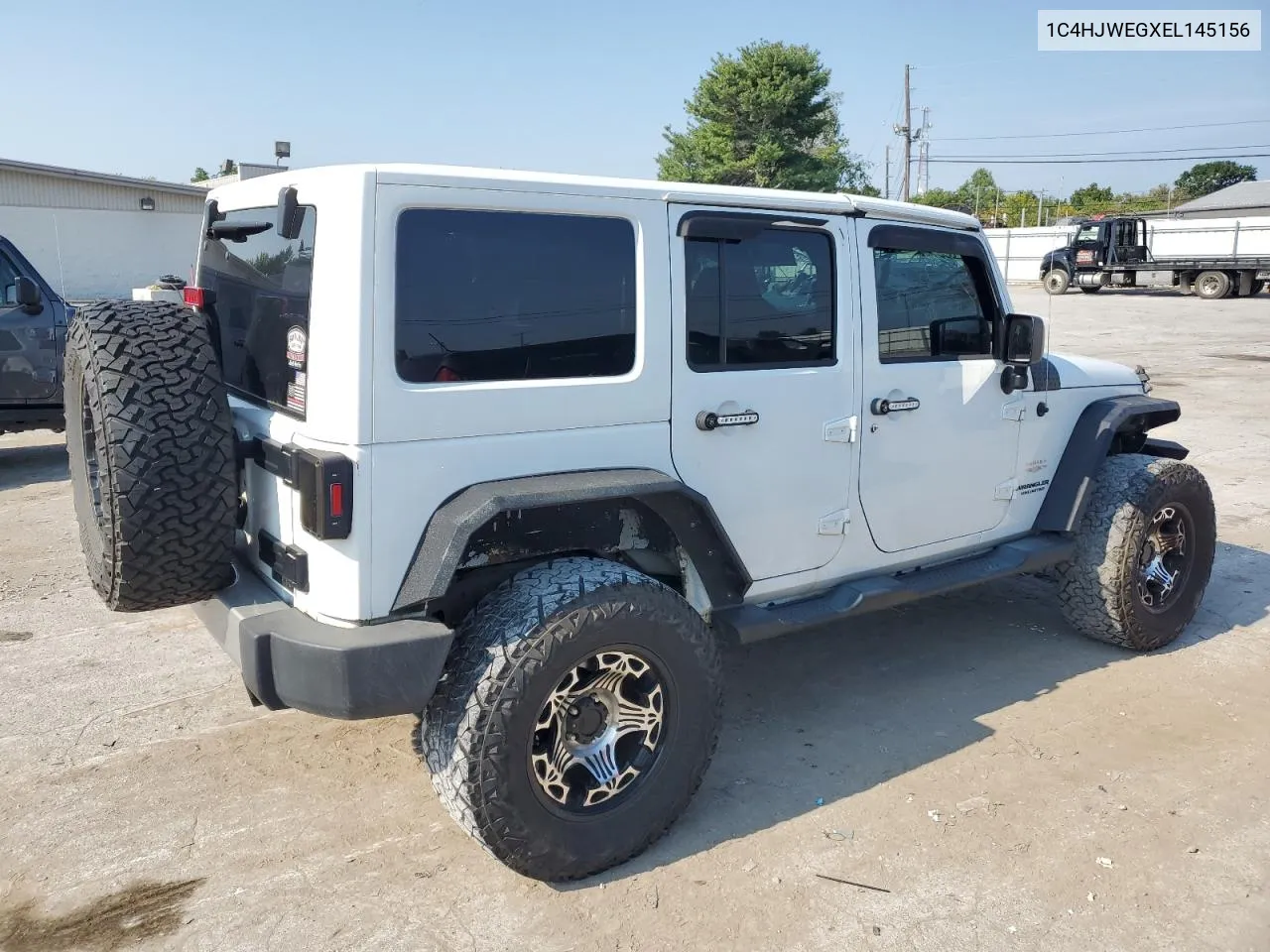 2014 Jeep Wrangler Unlimited Sahara VIN: 1C4HJWEGXEL145156 Lot: 68696754