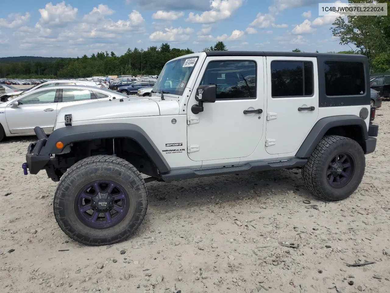 2014 Jeep Wrangler Unlimited Sport VIN: 1C4BJWDG7EL222024 Lot: 68740444