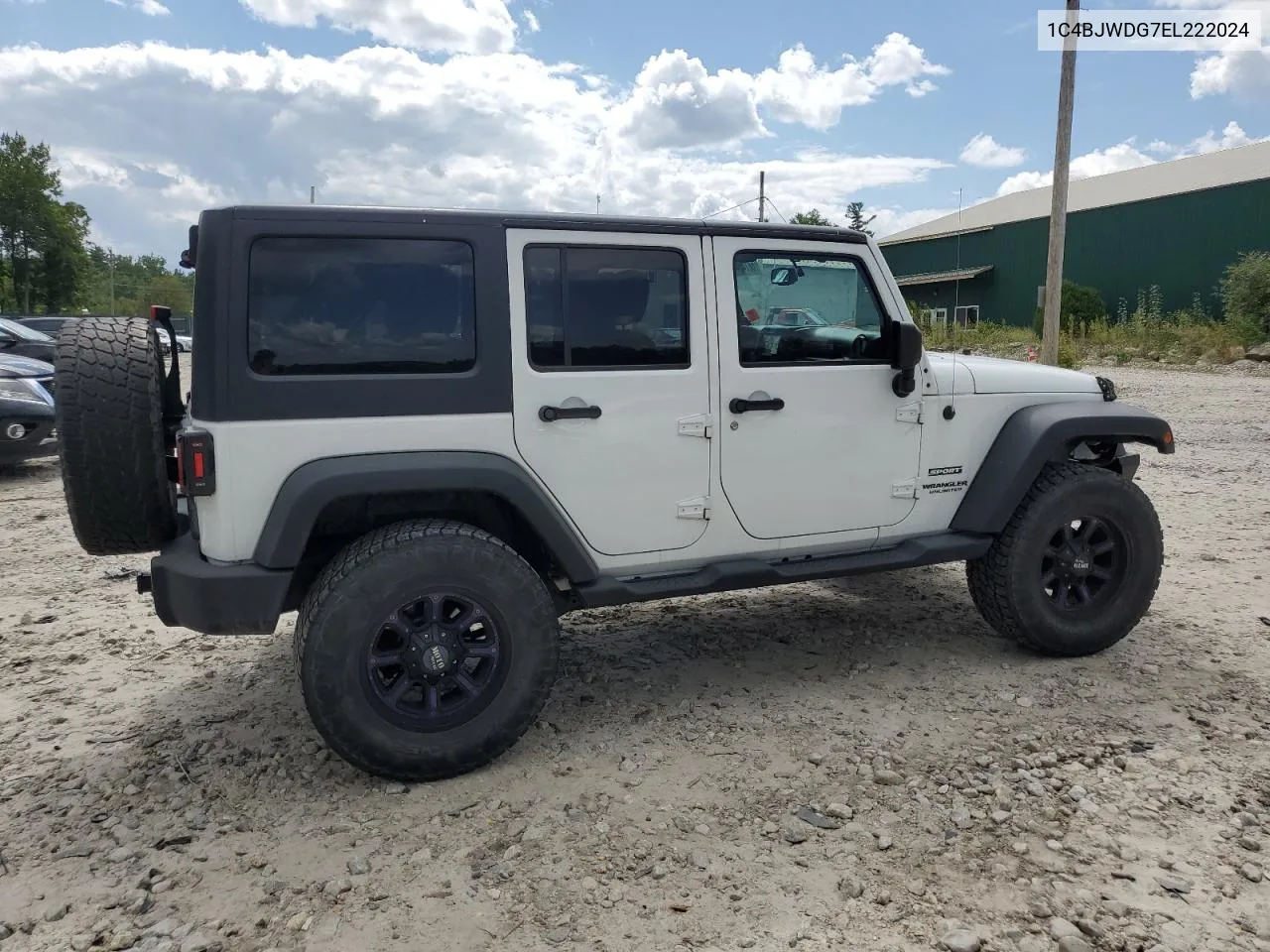 2014 Jeep Wrangler Unlimited Sport VIN: 1C4BJWDG7EL222024 Lot: 68740444