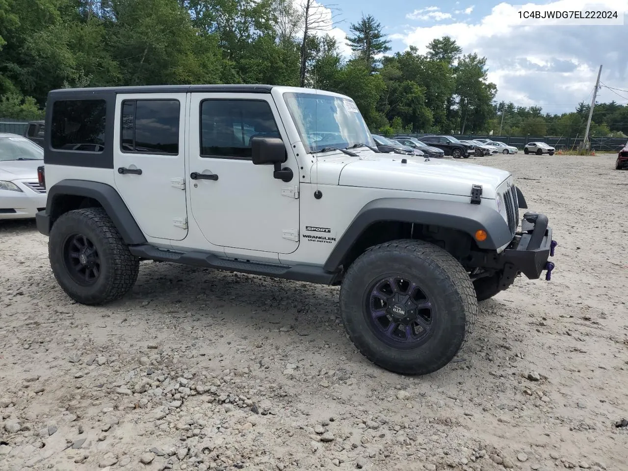 2014 Jeep Wrangler Unlimited Sport VIN: 1C4BJWDG7EL222024 Lot: 68740444