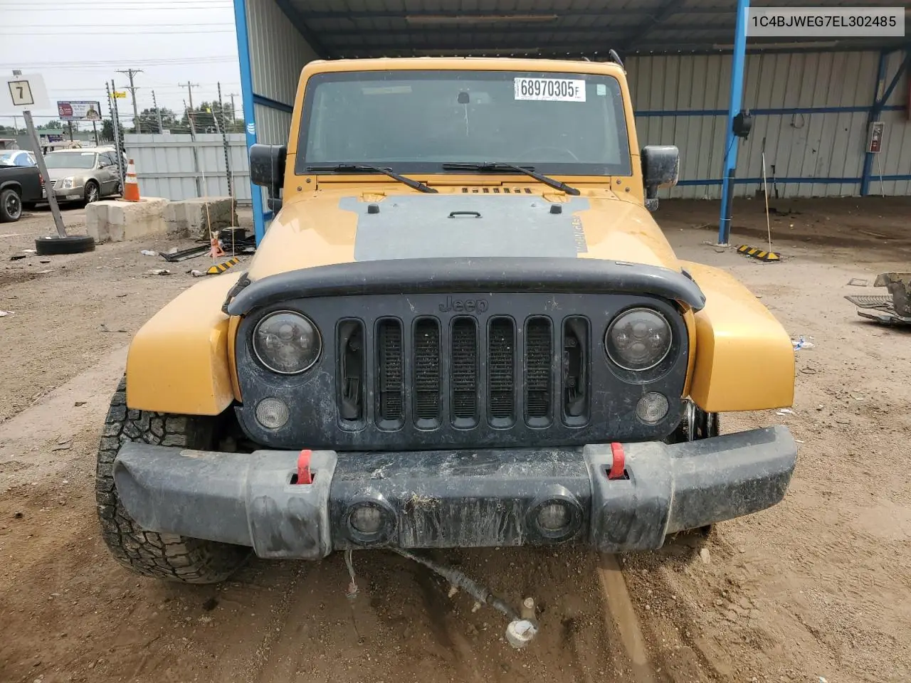 2014 Jeep Wrangler Unlimited Sahara VIN: 1C4BJWEG7EL302485 Lot: 68970305