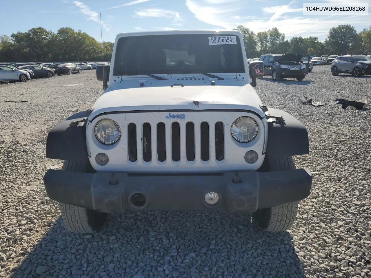 2014 Jeep Wrangler Unlimited Sport VIN: 1C4HJWDG6EL208268 Lot: 69096394