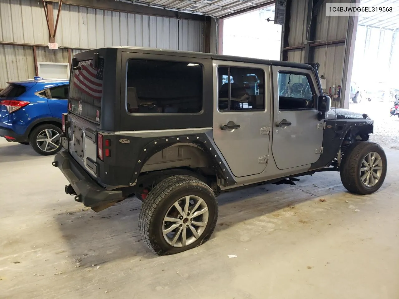 2014 Jeep Wrangler Unlimited Sport VIN: 1C4BJWDG6EL319568 Lot: 69155394