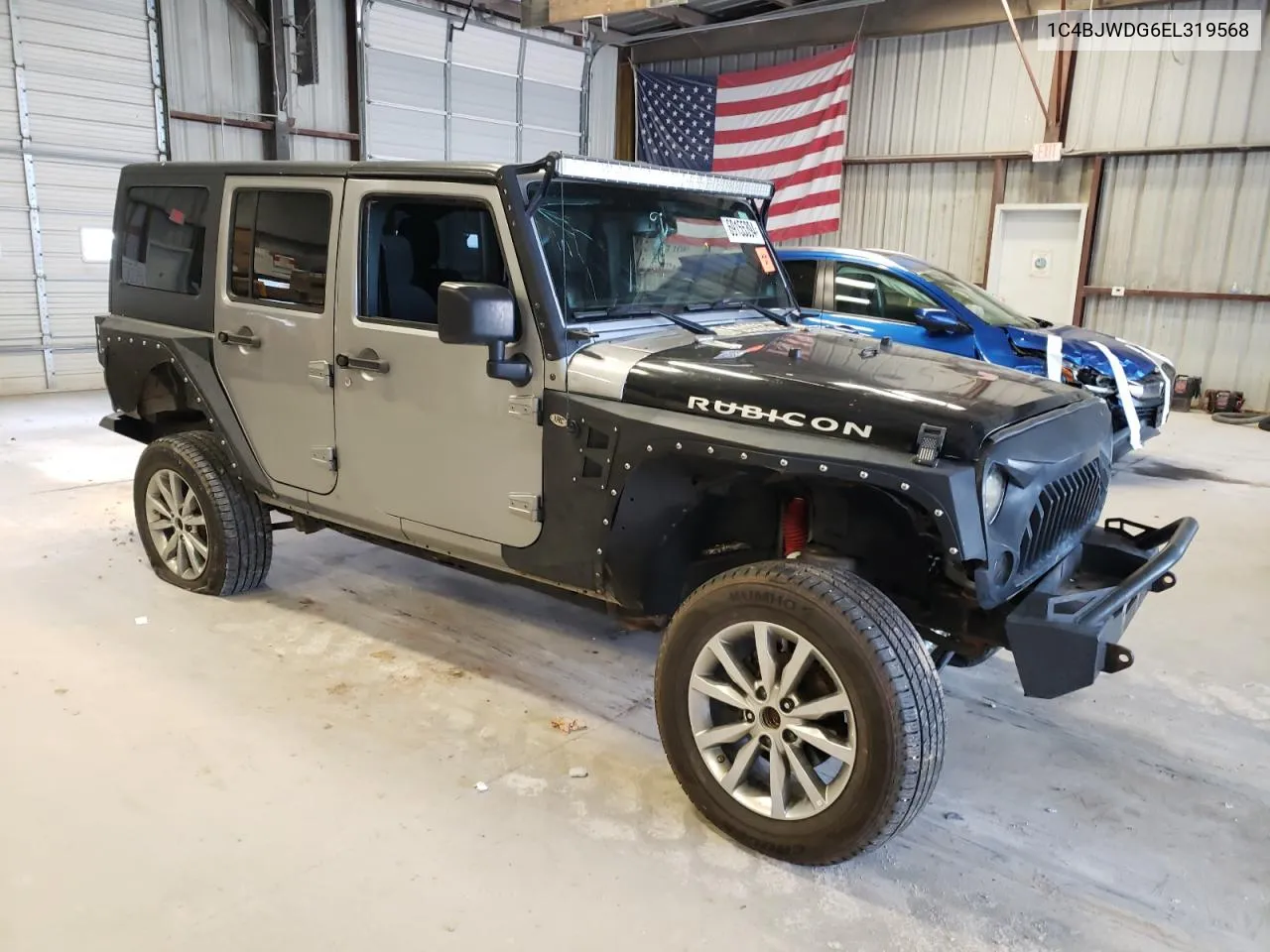 2014 Jeep Wrangler Unlimited Sport VIN: 1C4BJWDG6EL319568 Lot: 69155394