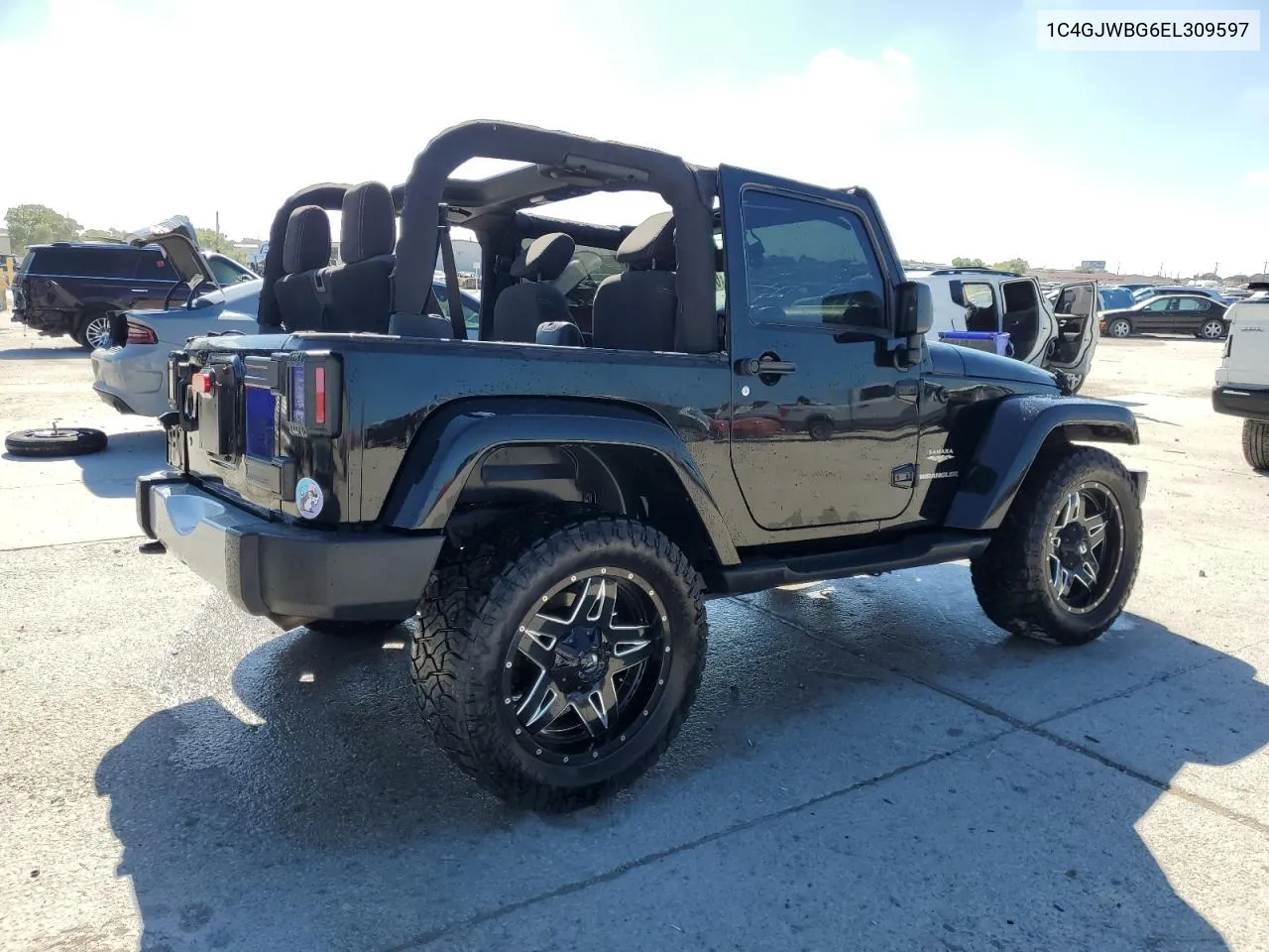 2014 Jeep Wrangler Sahara VIN: 1C4GJWBG6EL309597 Lot: 69246694