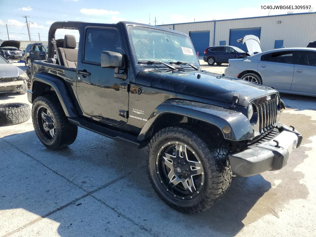 2014 Jeep Wrangler Sahara VIN: 1C4GJWBG6EL309597 Lot: 69246694