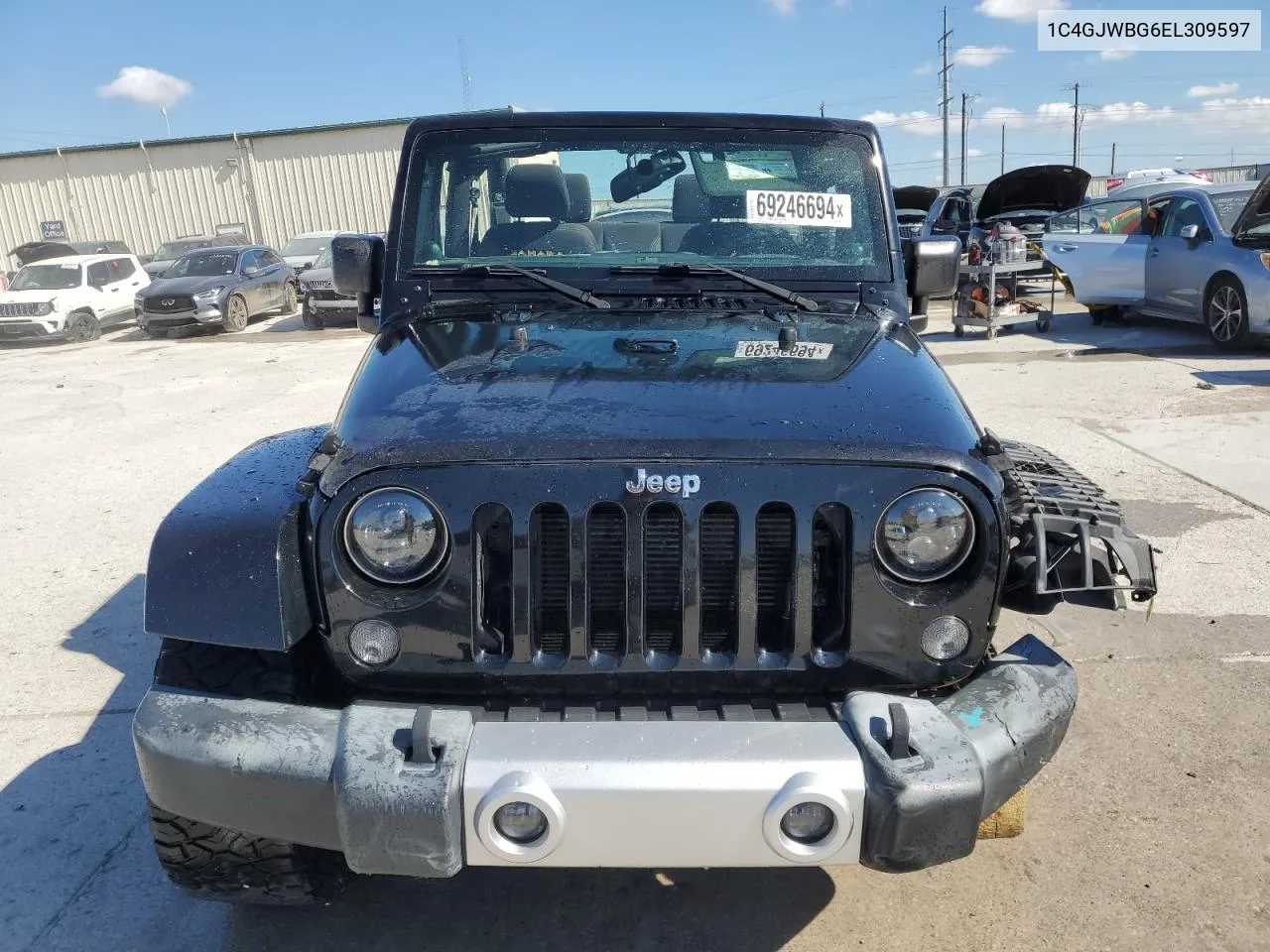 2014 Jeep Wrangler Sahara VIN: 1C4GJWBG6EL309597 Lot: 69246694