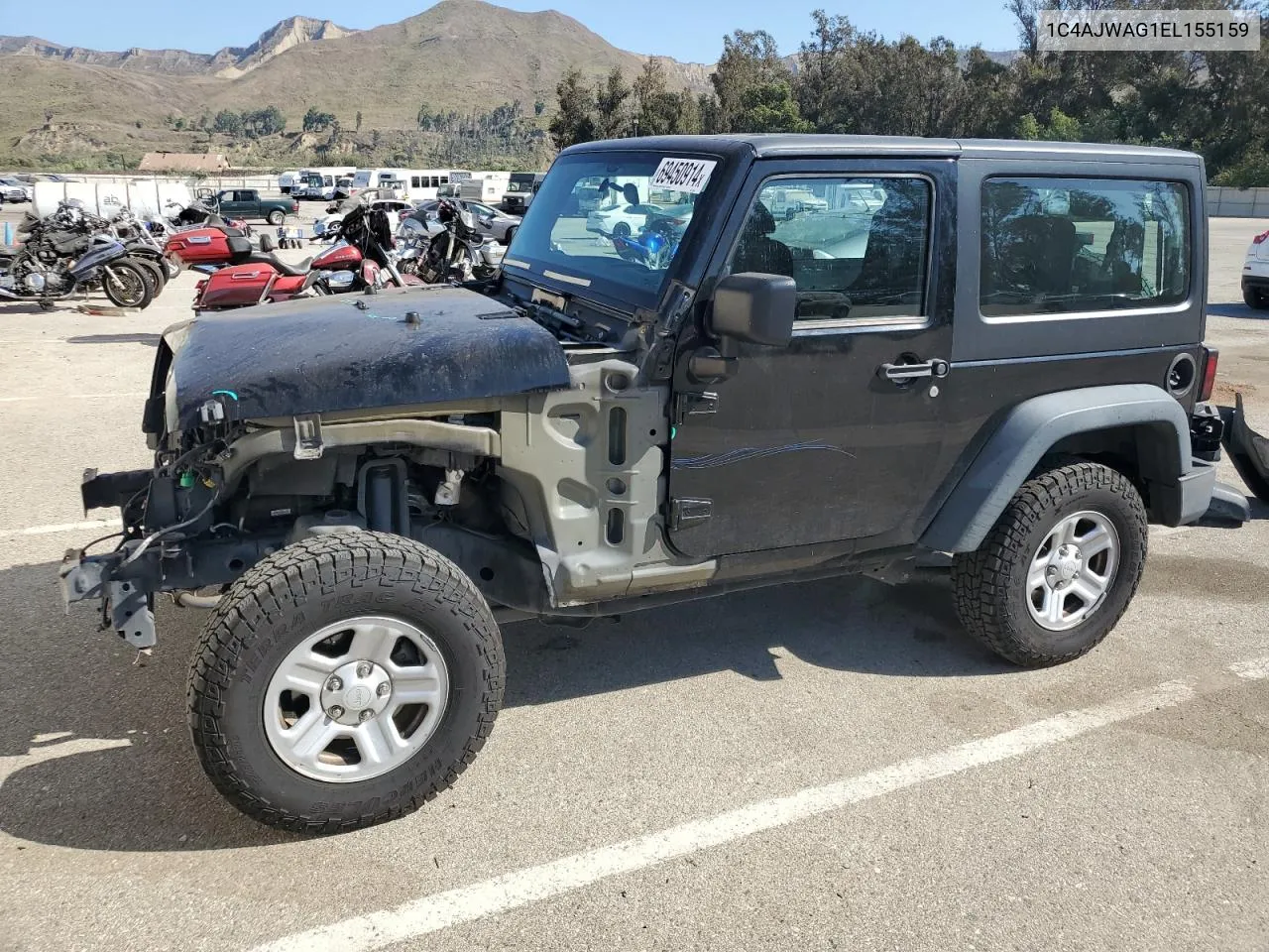 1C4AJWAG1EL155159 2014 Jeep Wrangler Sport