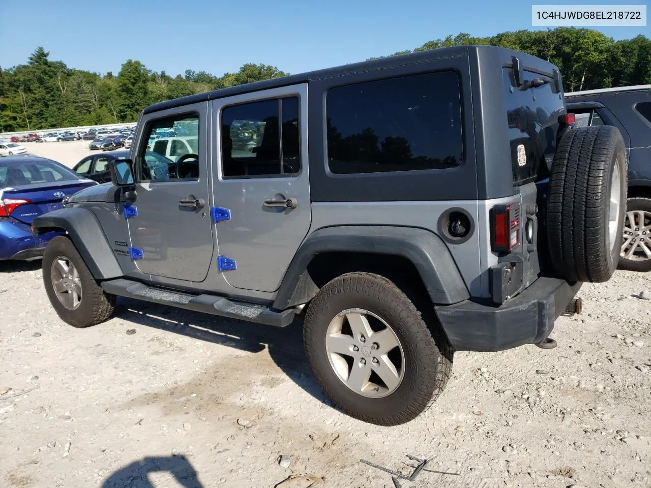 2014 Jeep Wrangler Unlimited Sport VIN: 1C4HJWDG8EL218722 Lot: 69466534