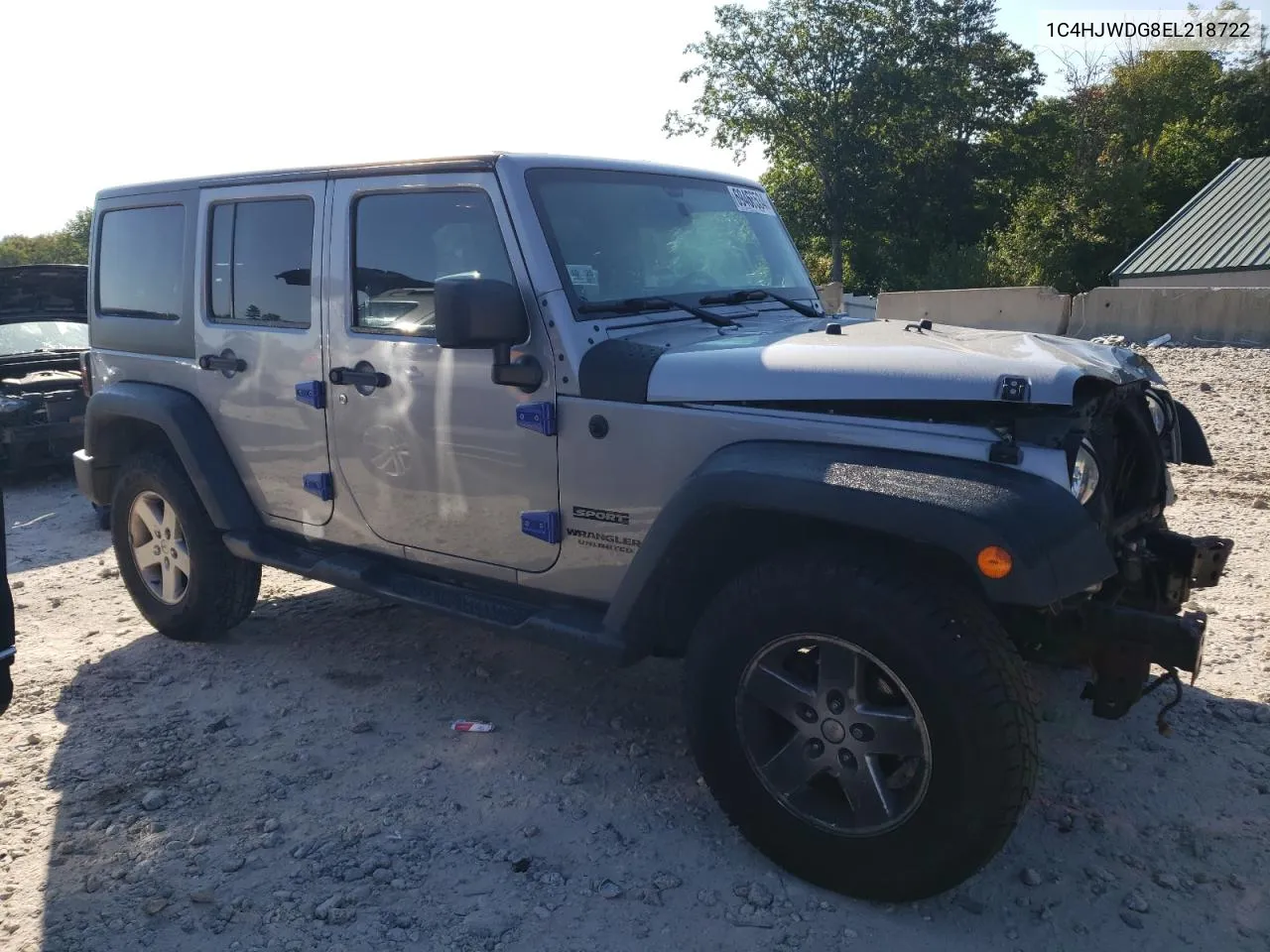 2014 Jeep Wrangler Unlimited Sport VIN: 1C4HJWDG8EL218722 Lot: 69466534