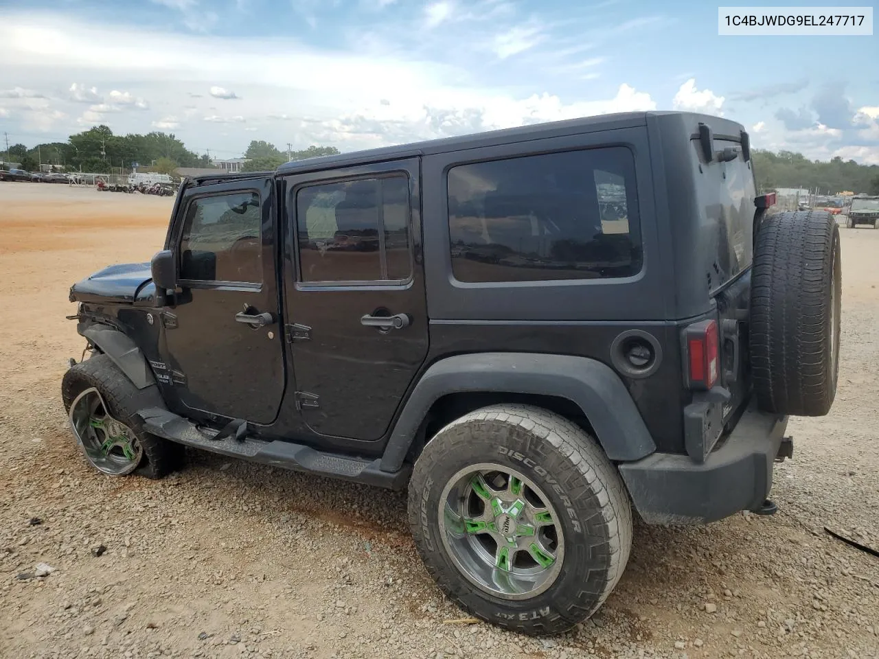 2014 Jeep Wrangler Unlimited Sport VIN: 1C4BJWDG9EL247717 Lot: 69581784