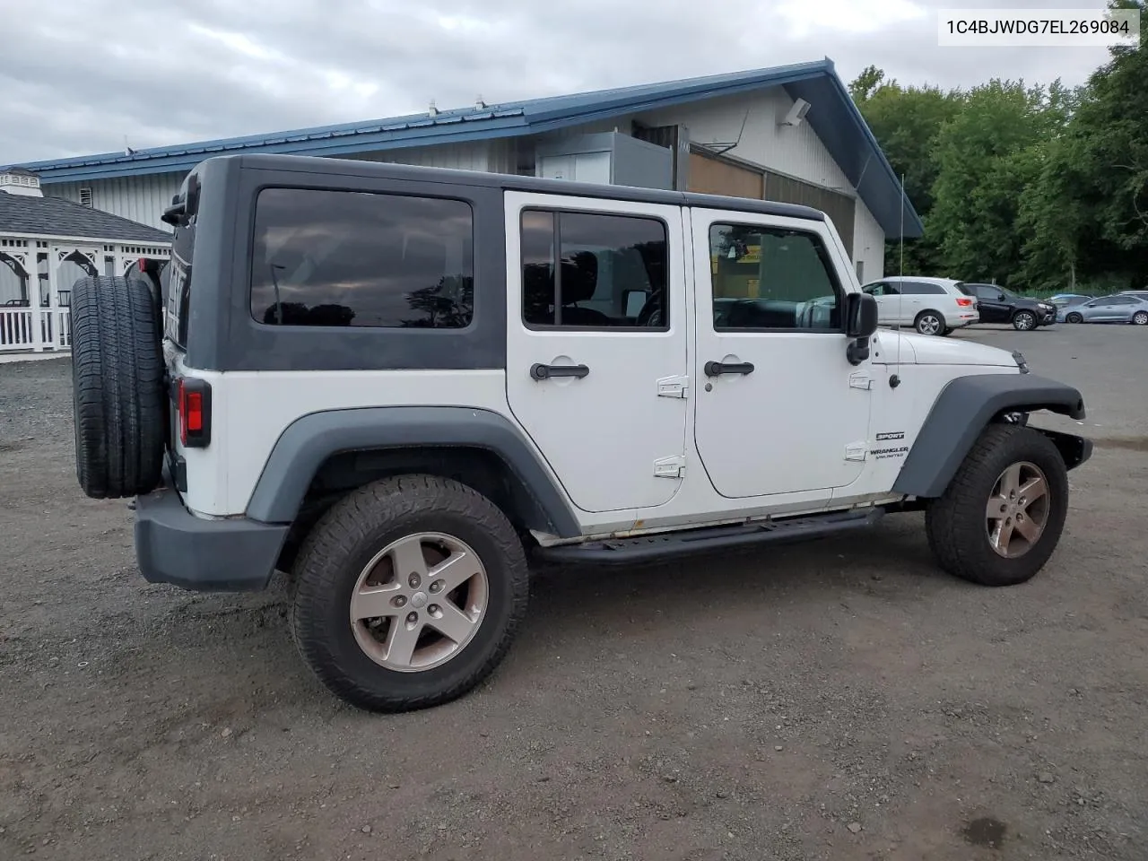 2014 Jeep Wrangler Unlimited Sport VIN: 1C4BJWDG7EL269084 Lot: 69699054