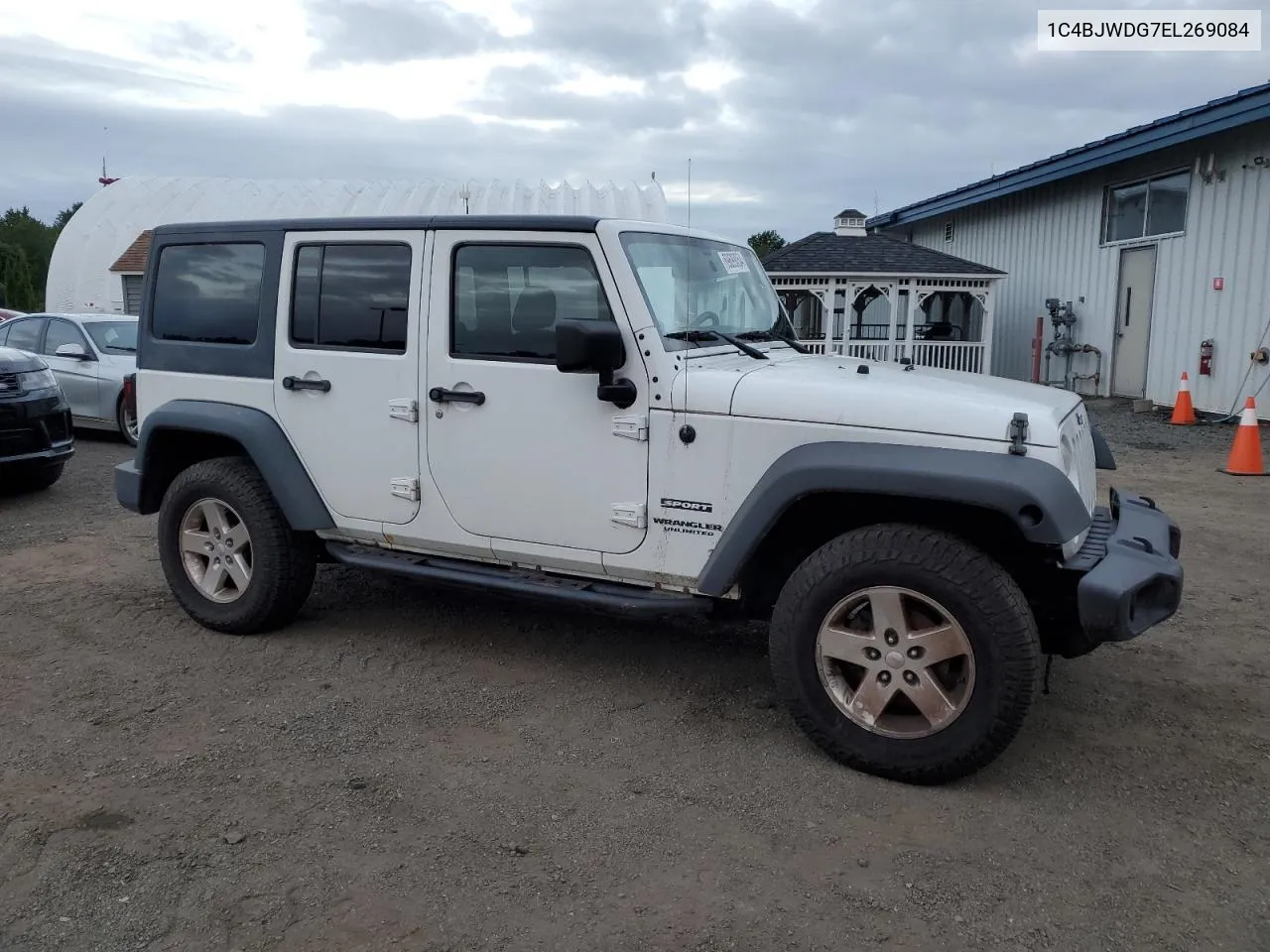 1C4BJWDG7EL269084 2014 Jeep Wrangler Unlimited Sport