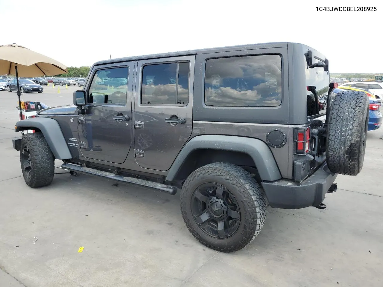 1C4BJWDG8EL208925 2014 Jeep Wrangler Unlimited Sport