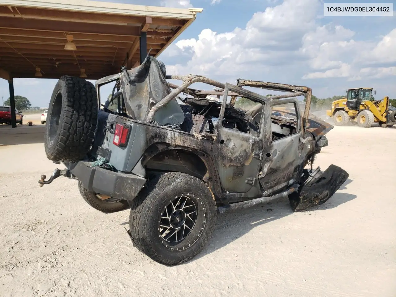 1C4BJWDG0EL304452 2014 Jeep Wrangler Unlimited Sport