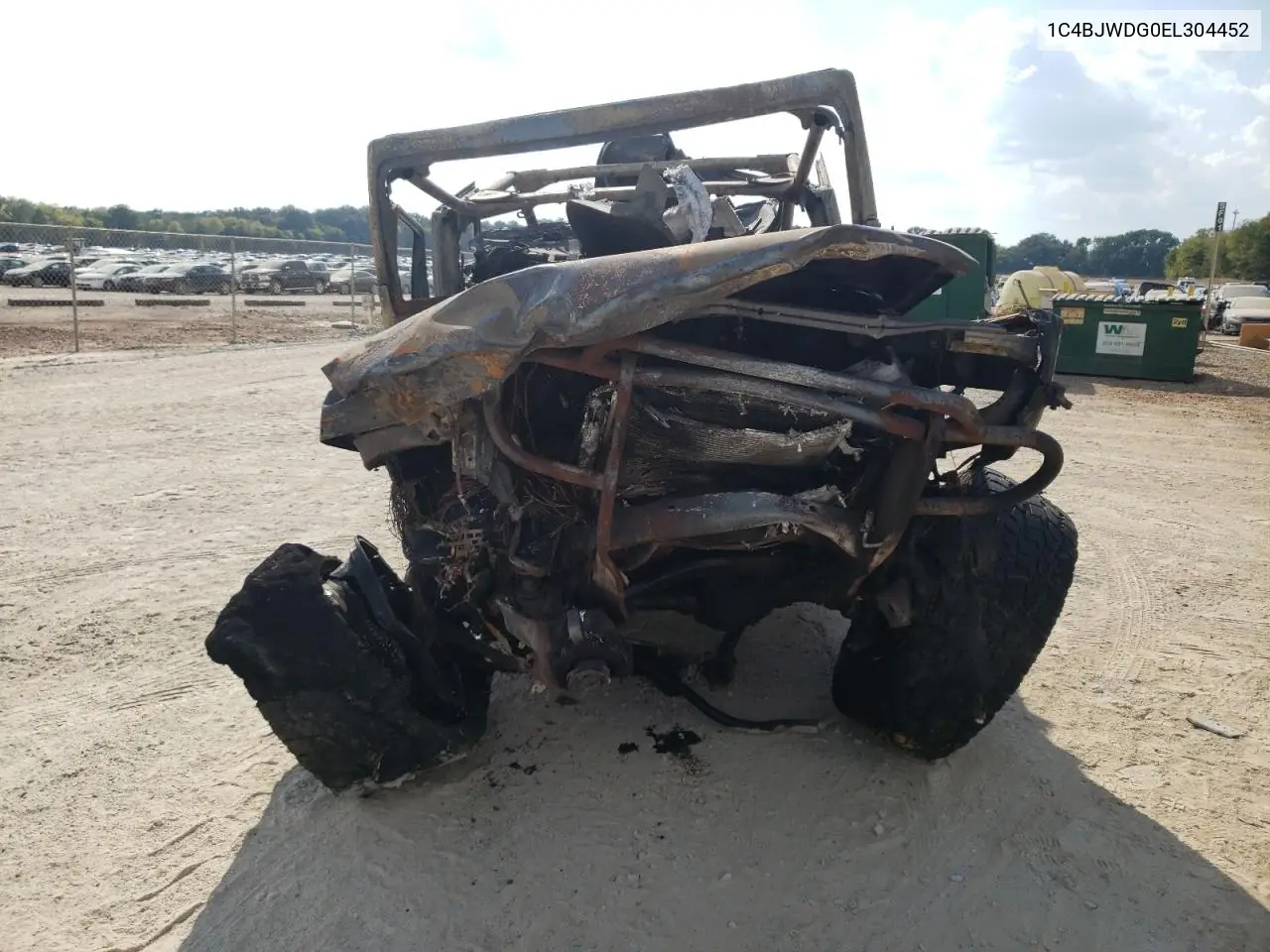 1C4BJWDG0EL304452 2014 Jeep Wrangler Unlimited Sport