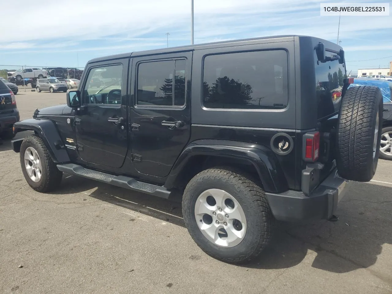 1C4BJWEG8EL225531 2014 Jeep Wrangler Unlimited Sahara