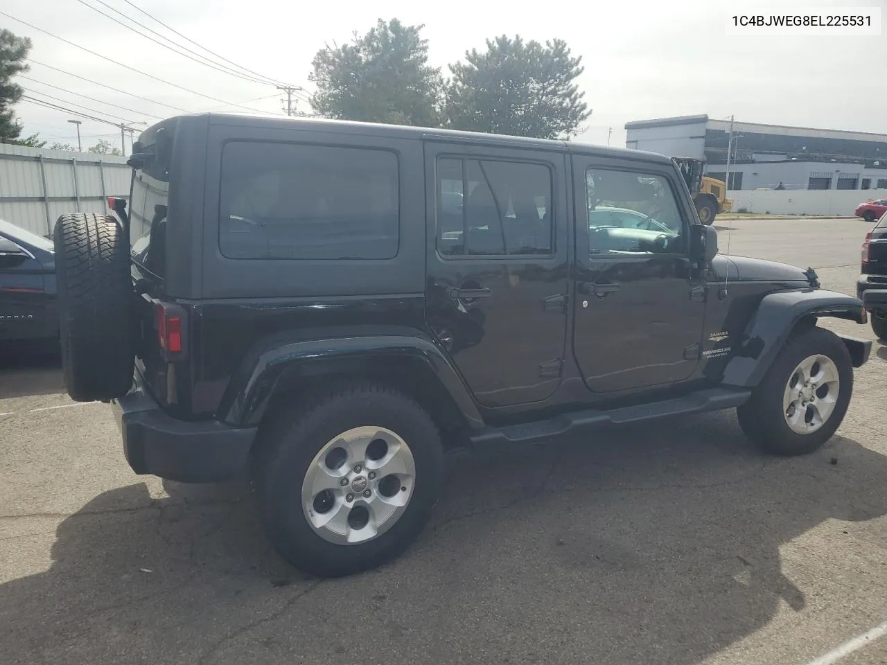 1C4BJWEG8EL225531 2014 Jeep Wrangler Unlimited Sahara