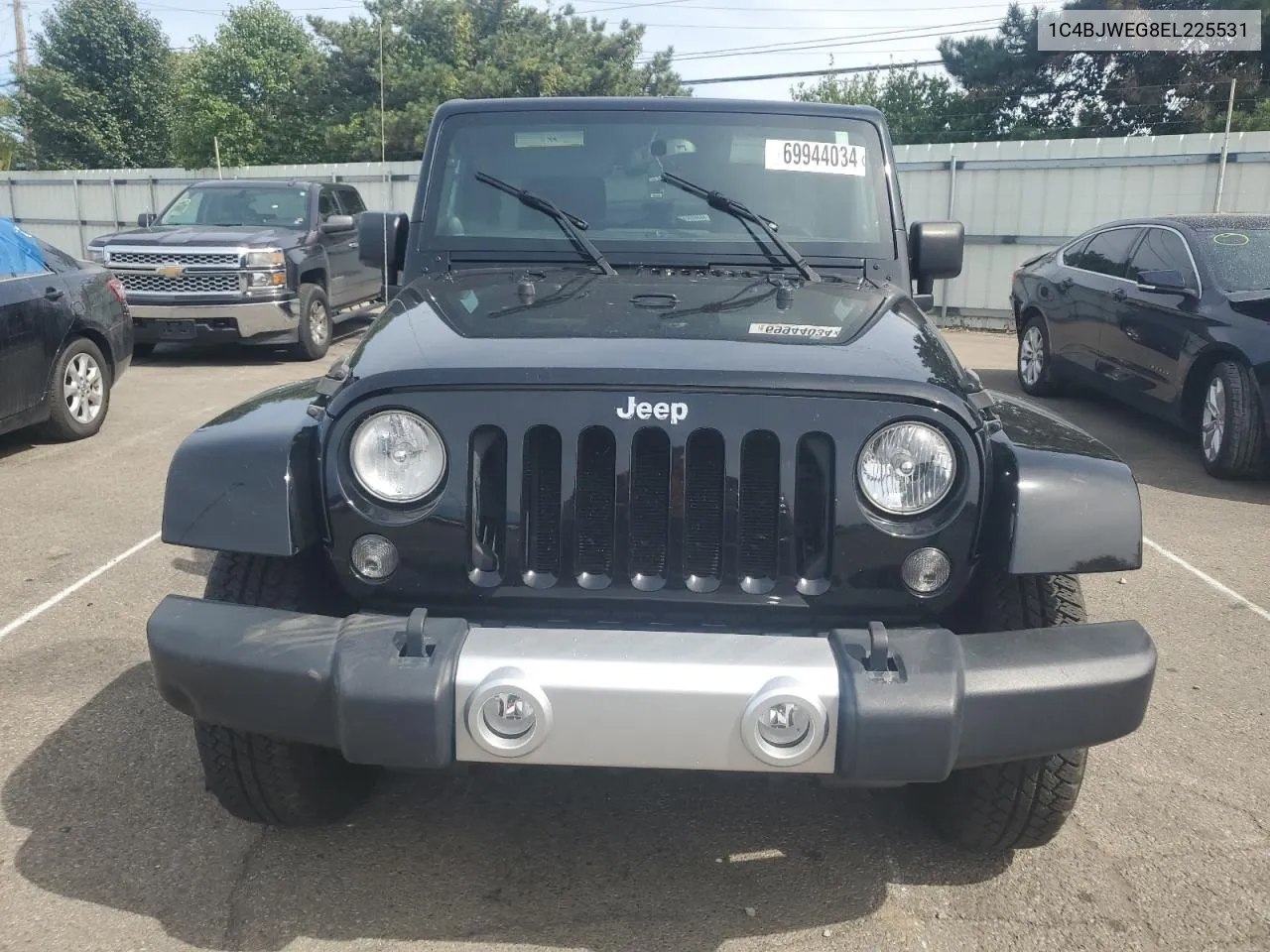 2014 Jeep Wrangler Unlimited Sahara VIN: 1C4BJWEG8EL225531 Lot: 69944034