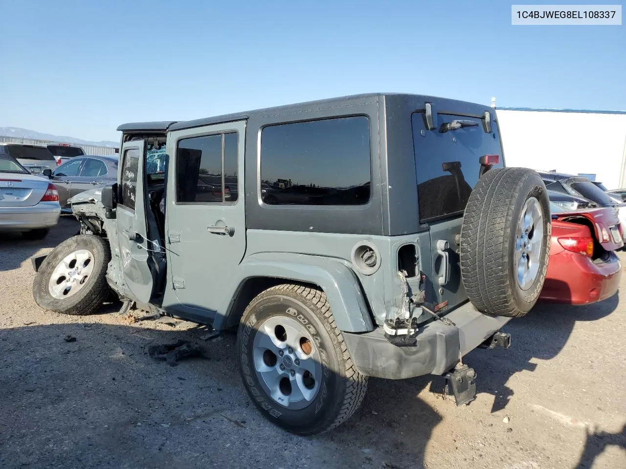 2014 Jeep Wrangler Unlimited Sahara VIN: 1C4BJWEG8EL108337 Lot: 70013624