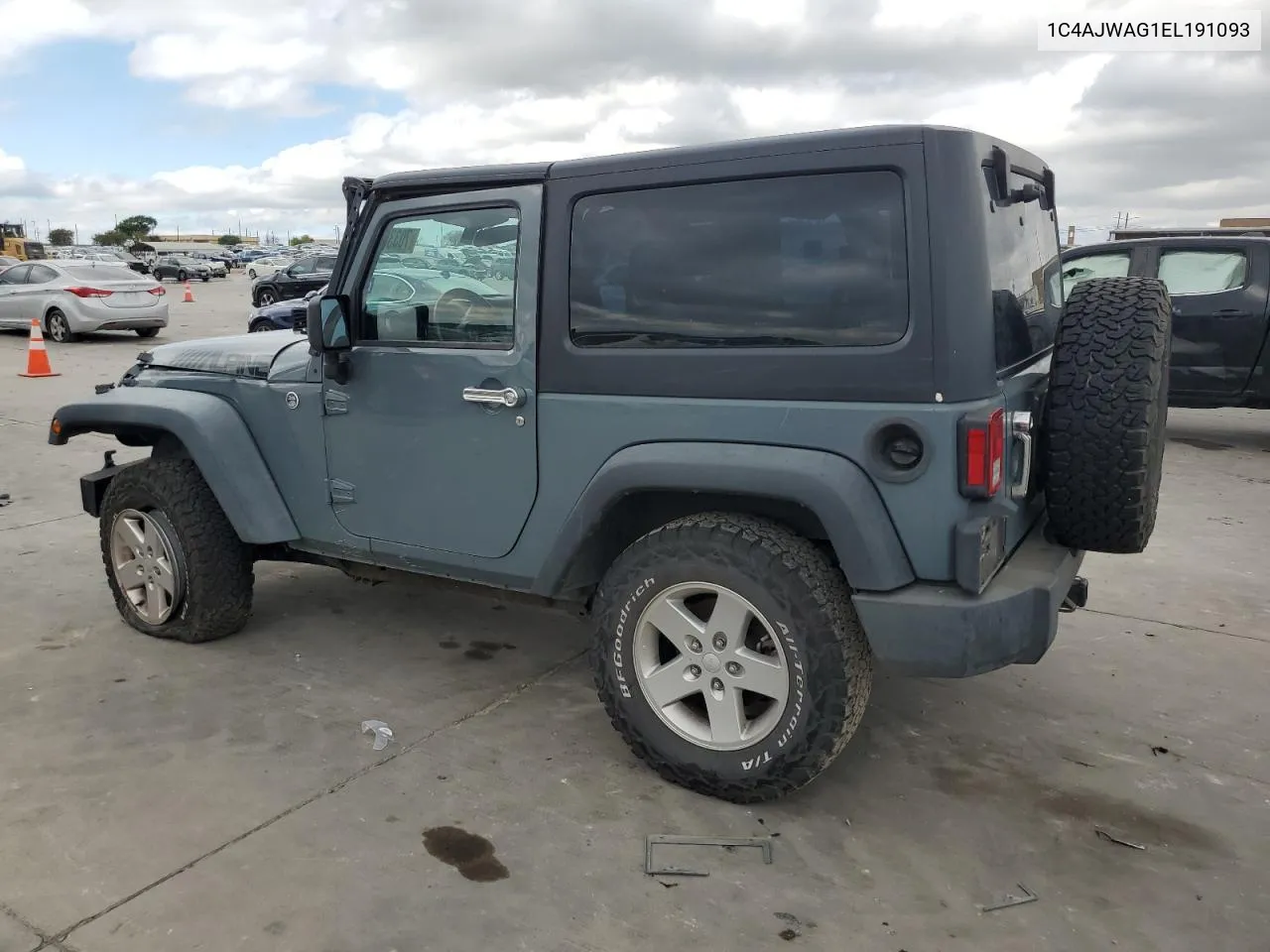 2014 Jeep Wrangler Sport VIN: 1C4AJWAG1EL191093 Lot: 70336854