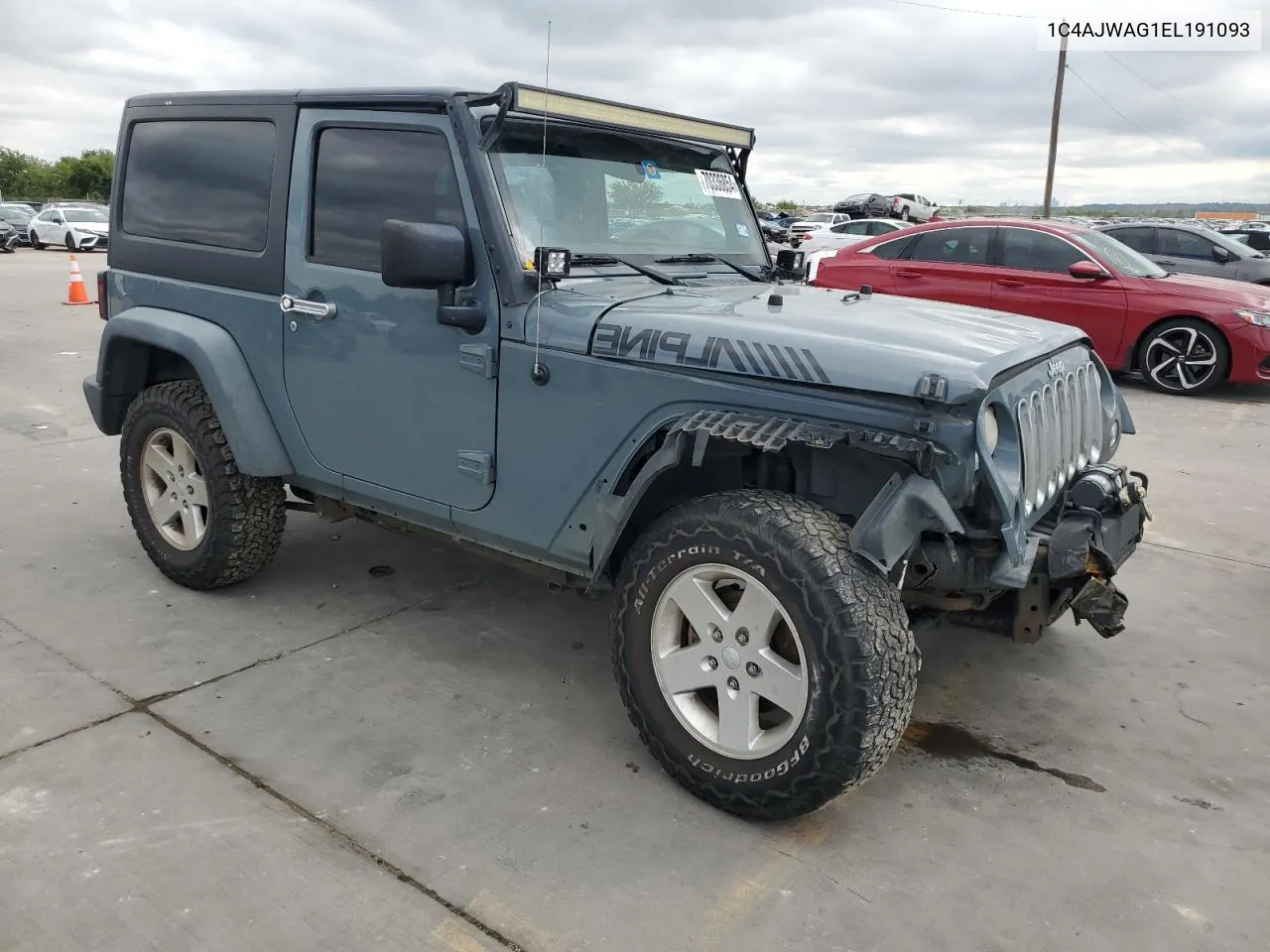 2014 Jeep Wrangler Sport VIN: 1C4AJWAG1EL191093 Lot: 70336854