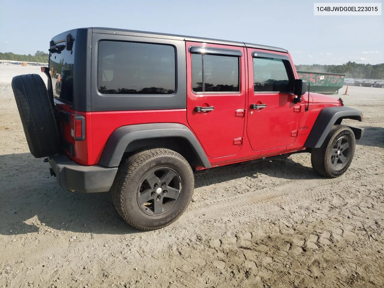 2014 Jeep Wrangler Unlimited Sport VIN: 1C4BJWDG0EL223015 Lot: 70456474