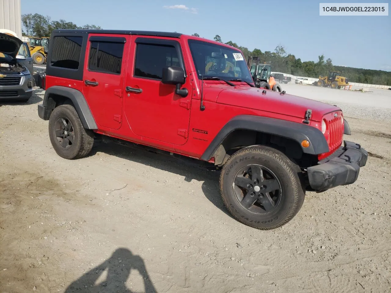 2014 Jeep Wrangler Unlimited Sport VIN: 1C4BJWDG0EL223015 Lot: 70456474