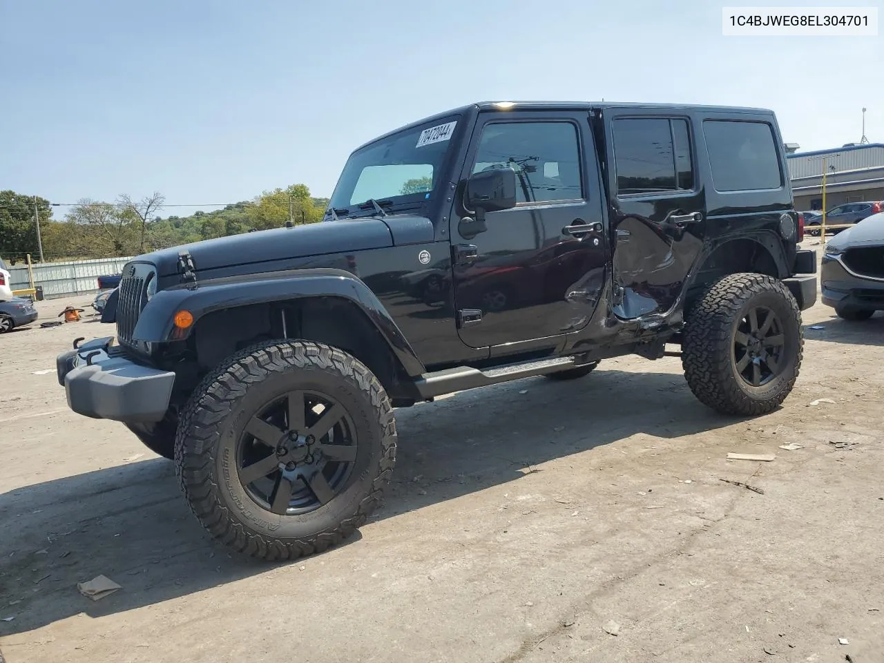 1C4BJWEG8EL304701 2014 Jeep Wrangler Unlimited Sahara