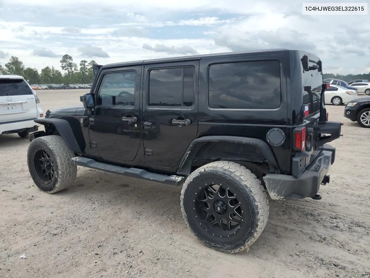 2014 Jeep Wrangler Unlimited Sahara VIN: 1C4HJWEG3EL322615 Lot: 70485184