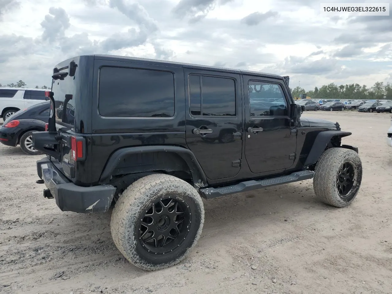 2014 Jeep Wrangler Unlimited Sahara VIN: 1C4HJWEG3EL322615 Lot: 70485184