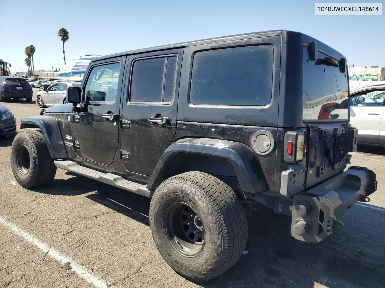 2014 Jeep Wrangler Unlimited Sahara VIN: 1C4BJWEGXEL148614 Lot: 70526884