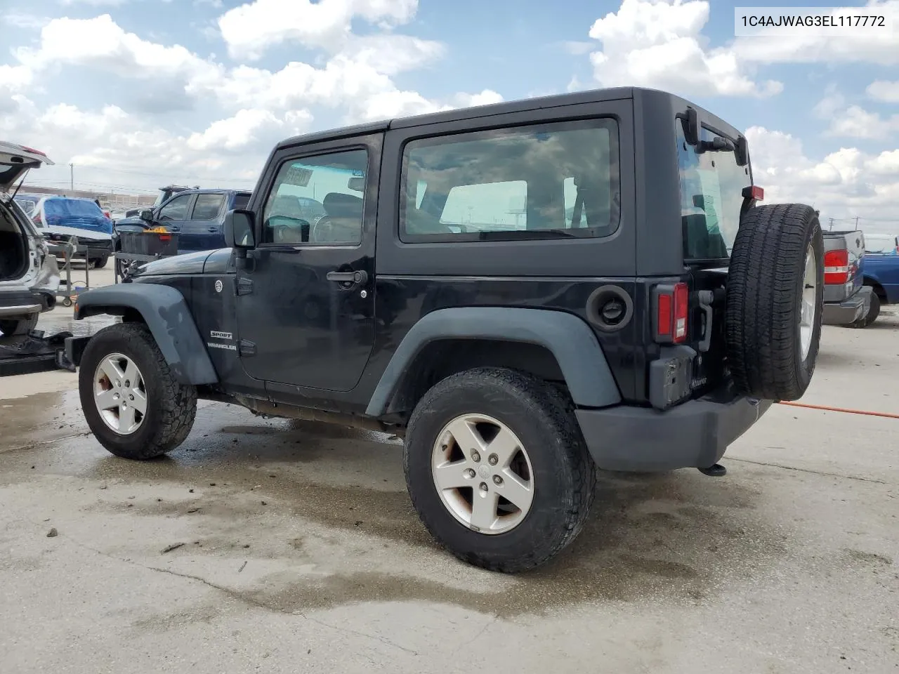 2014 Jeep Wrangler Sport VIN: 1C4AJWAG3EL117772 Lot: 70575824