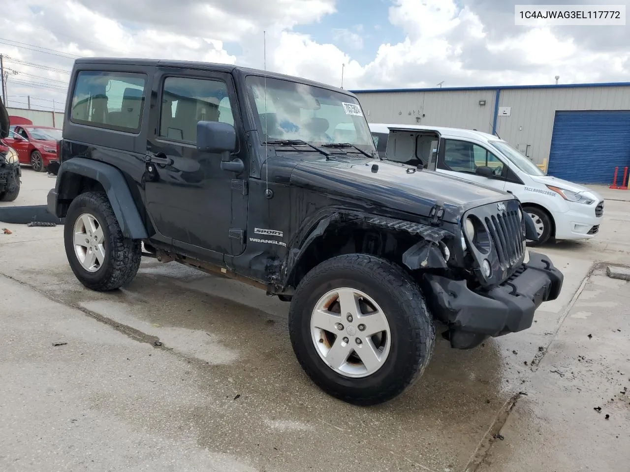 1C4AJWAG3EL117772 2014 Jeep Wrangler Sport