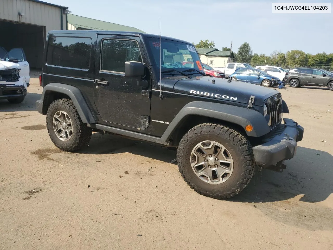 2014 Jeep Wrangler Rubicon VIN: 1C4HJWCG4EL104203 Lot: 70677834