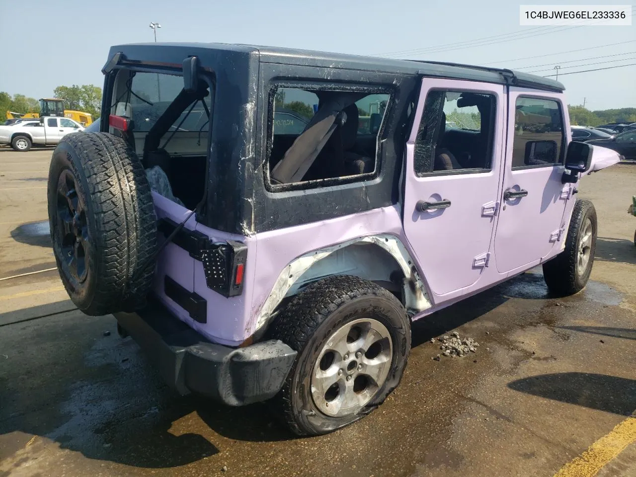 2014 Jeep Wrangler Unlimited Sahara VIN: 1C4BJWEG6EL233336 Lot: 70876144