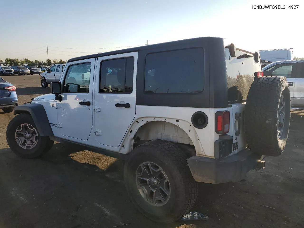 2014 Jeep Wrangler Unlimited Rubicon VIN: 1C4BJWFG9EL314927 Lot: 71057284