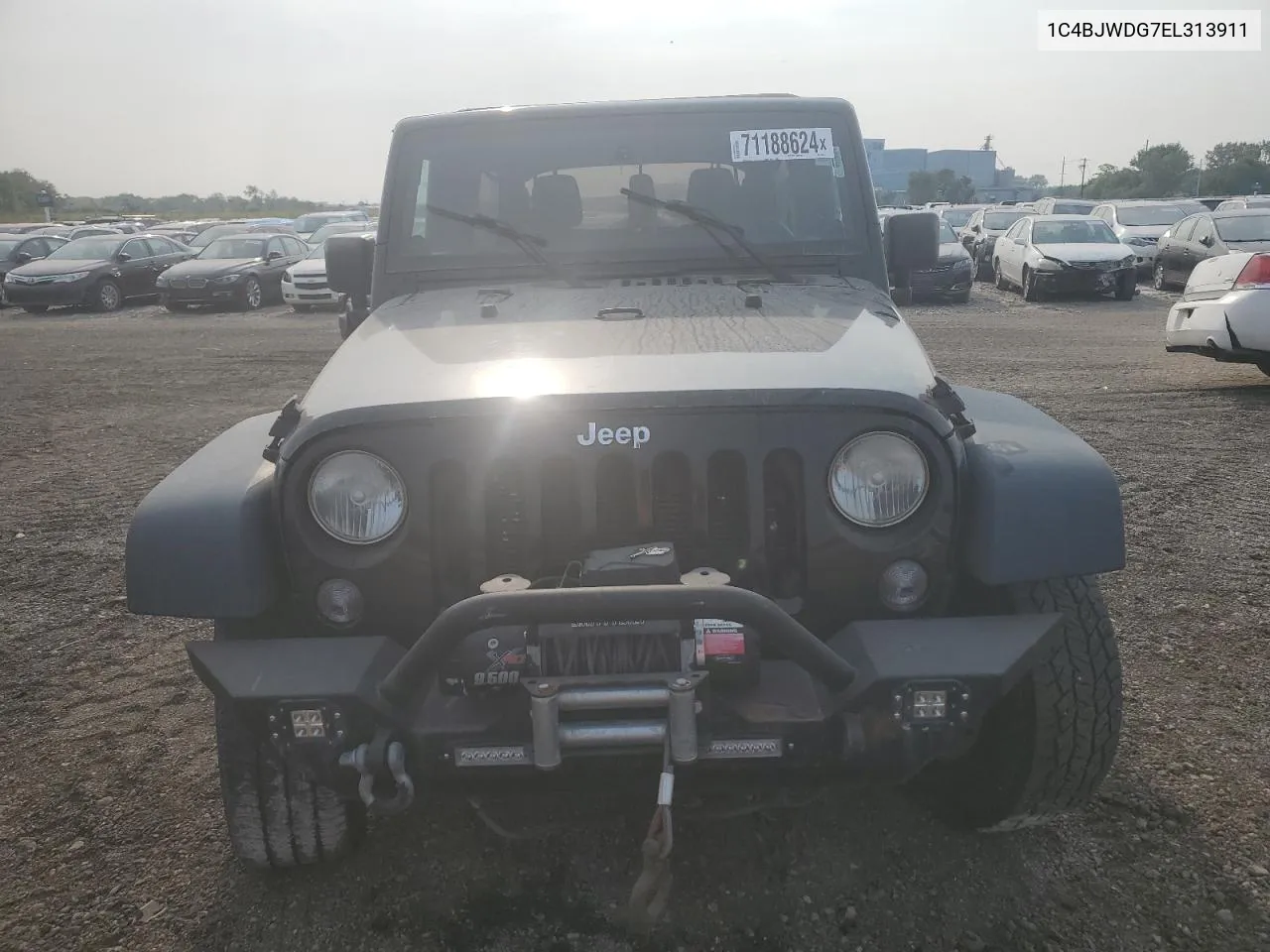 1C4BJWDG7EL313911 2014 Jeep Wrangler Unlimited Sport