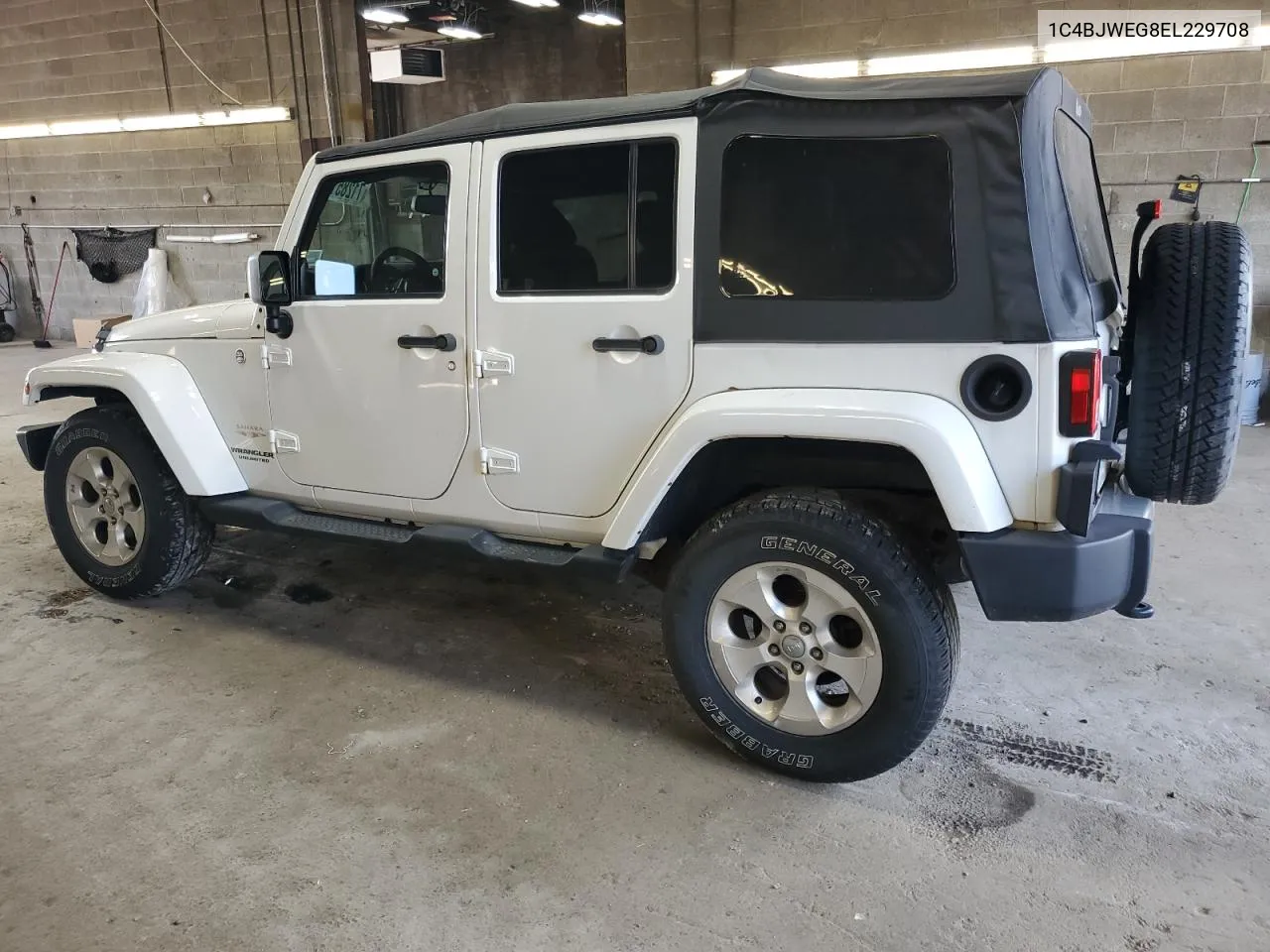 2014 Jeep Wrangler Unlimited Sahara VIN: 1C4BJWEG8EL229708 Lot: 71285144