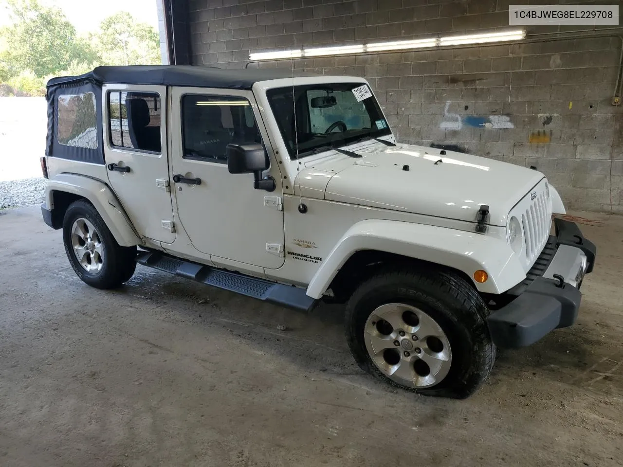 2014 Jeep Wrangler Unlimited Sahara VIN: 1C4BJWEG8EL229708 Lot: 71285144