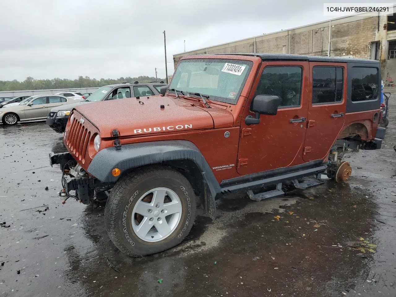 1C4HJWFG8EL246291 2014 Jeep Wrangler Unlimited Rubicon