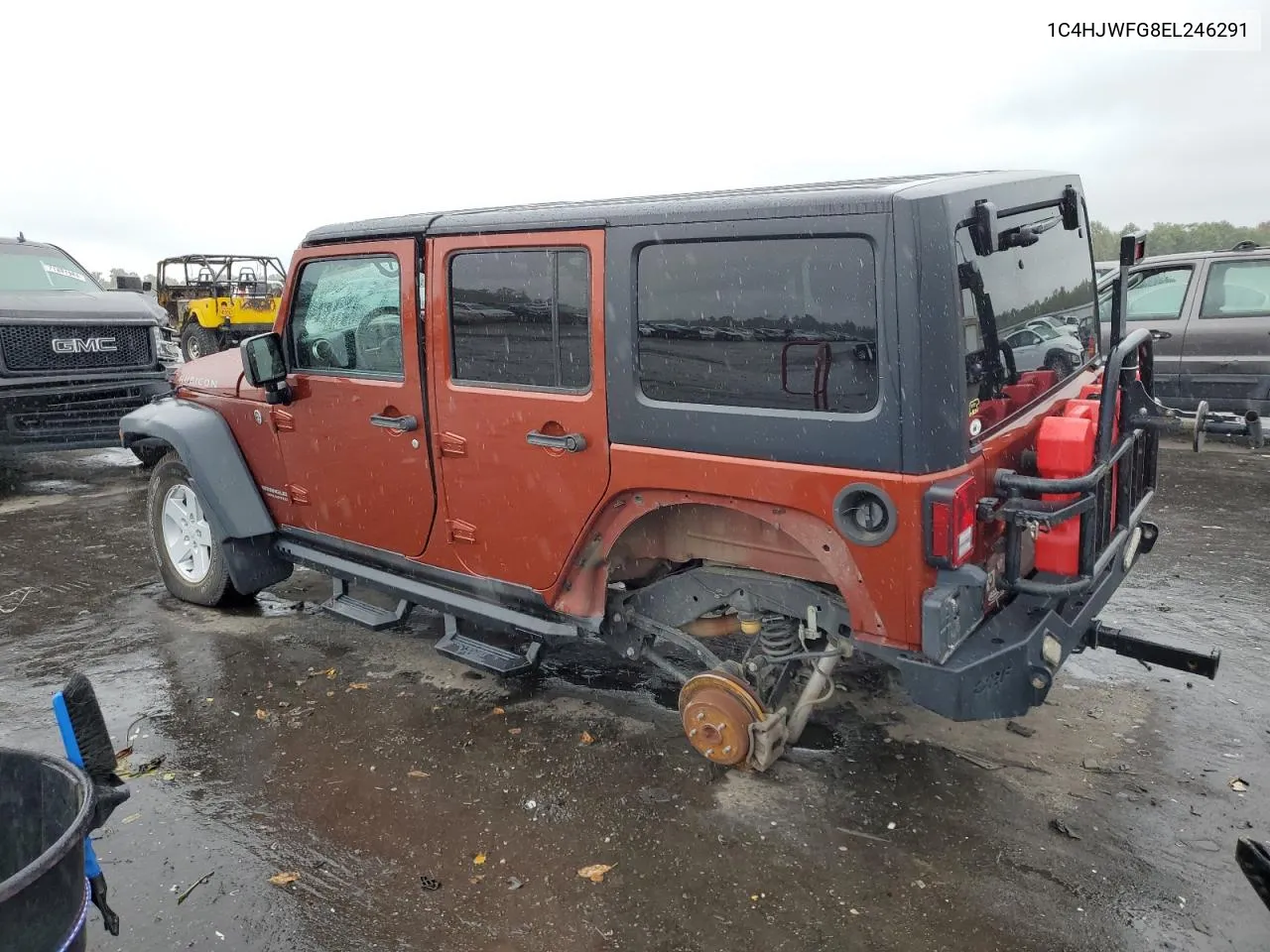 2014 Jeep Wrangler Unlimited Rubicon VIN: 1C4HJWFG8EL246291 Lot: 71332424