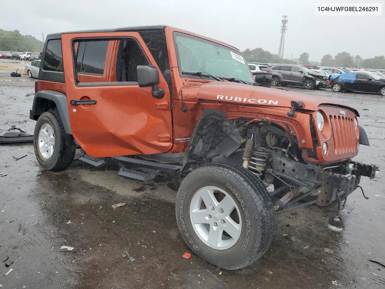 2014 Jeep Wrangler Unlimited Rubicon VIN: 1C4HJWFG8EL246291 Lot: 71332424