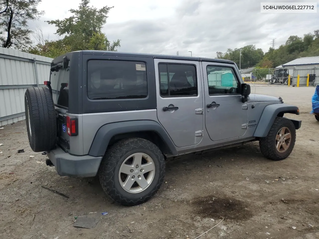 1C4HJWDG6EL227712 2014 Jeep Wrangler Unlimited Sport